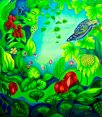 Exhuberance of Nature oil painting