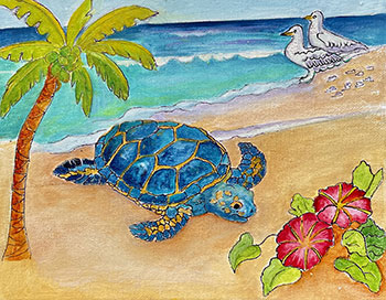 The Turtle oil painting